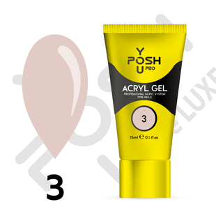 Acryl Gel - Без ТРО YOU POSH 15 ml. №3 acrylposh1503 фото
