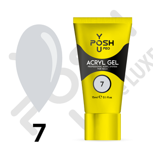 Acryl Gel - Без ТРО YOU POSH 15 ml. №7 - Молочний acrylposh1507 фото