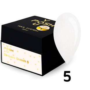 Cover Base - Без ТРО YOU POSH (50 ml). №5 - Молочно-біла з золотим шимером baseposh50005 фото