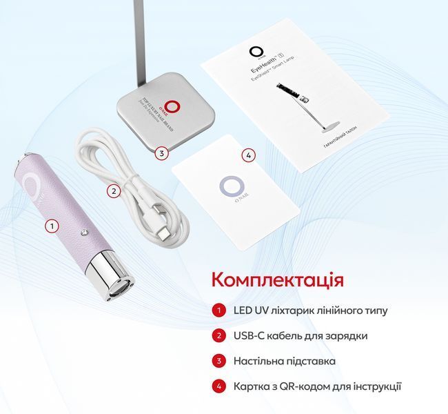 Портативна LED LAMP O NAIL Purple ledONAILpurple фото