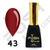 Cover Base - Без ТРО YOU POSH 12 ml. №43 - Світла бордо (Вітражна) baseposh12043 фото