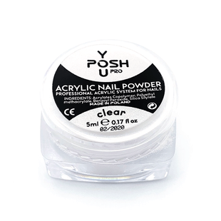 Акрил Пудра You Posh Clear (5 g). apyp3 фото
