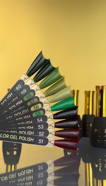 Гель лак - Без ТРО YOU POSH (7 ml). №54 - Чорний colorposh54 фото