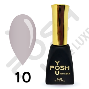 Cover Base - Без ТРО YOU POSH 12 ml. №10 - Приглушена сіро-лілова baseposh12010 фото