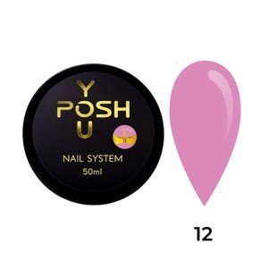Cover Base - Без ТРО YOU POSH (50 ml). №12 - Яскраво-рожева baseposh50012 фото